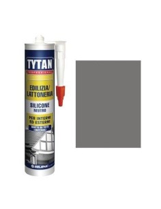 SILICONE NEUTRO TYTAN GRIGIO RAL 7042 ML 300