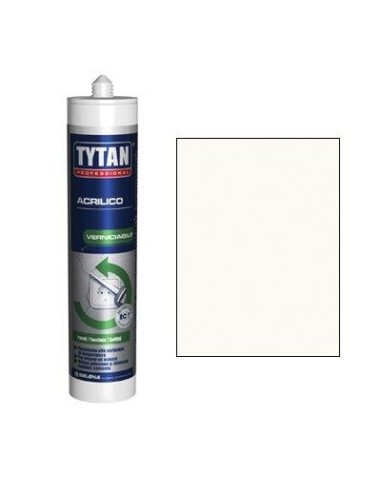 SILICONE ACRILICO TYTAN BIANCO VERNICIABILE ML 300