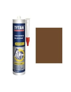 SILICONE ACETICO UNIVERSALE TYTAN  MARRONE RAL 8007 ML 280