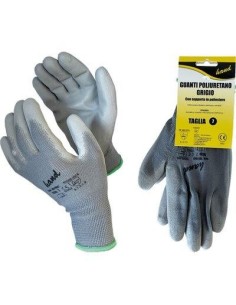 GUANTO POLIURETANO GRIGIO HAND MAGLIA LEGGERA SINTETICO GRIGIO