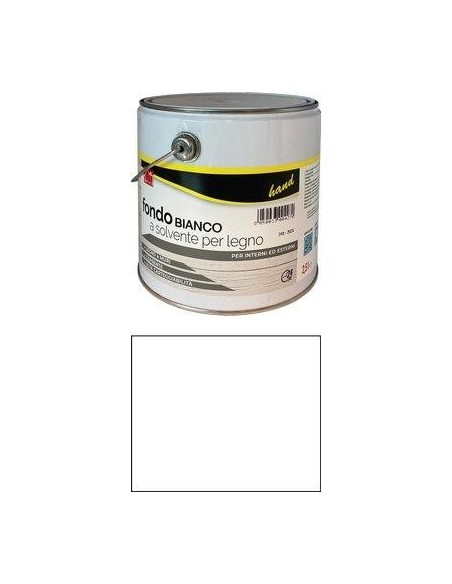 FONDO A SOLVENTE X LEGNO HAND BIANCO LT 2,5