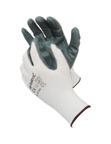 GUANTO NITRILE GRIGIO HAND MAGLIA LEGGERA SINTETICO BIANCO