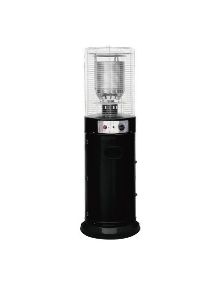 STUFA GAS GPL SHORT ROUND PATIO + RUOTE DOMUS