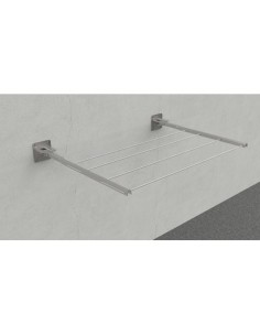 STENDINO A MURO PIEGHEVOLE 714 MINUTEX ACCIAIO ZINCATO CM 60 CF - PZ 2