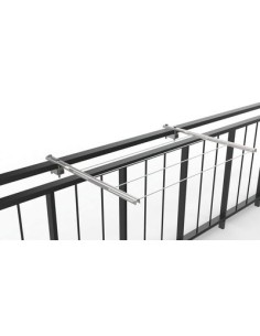 STENDINO X RINGHIERA 712 MINUTEX ACCIAIO ZINCATO CM 58 CF - PZ 2 2