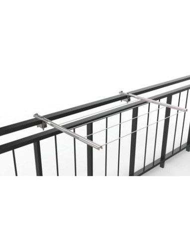 STENDINO X RINGHIERA 712 MINUTEX ACCIAIO ZINCATO CM 58 CF - PZ 2