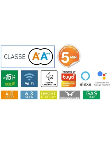 Zephir CLIMATIZZATORE ADVANCE WIFI SMART 12000 BTU WIFI + 2 TELECOMANDI