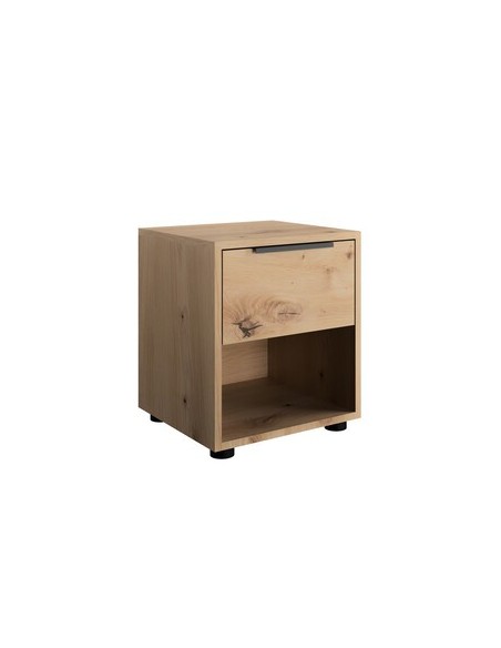 COMODINO 1C+1V CM. 38X35X44 H ROVERE ARTISAN