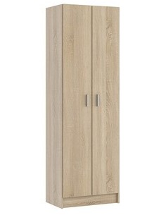 KIT ARMADIO 2 ANTE MULTIUSO 5 RIPIANI 59X37X180 ROVERE CANAD.