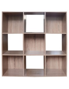 LIBRERIA CUBO 9 91XH91 CM ROVERE