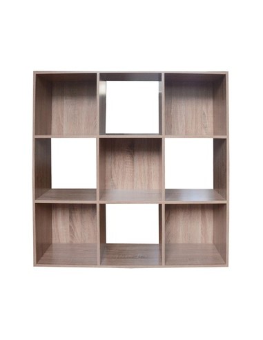 LIBRERIA CUBO 9 91XH91 CM ROVERE