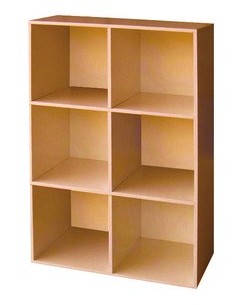 LIBRERIA CUBO 6 61XH91 CM CILIEGIO