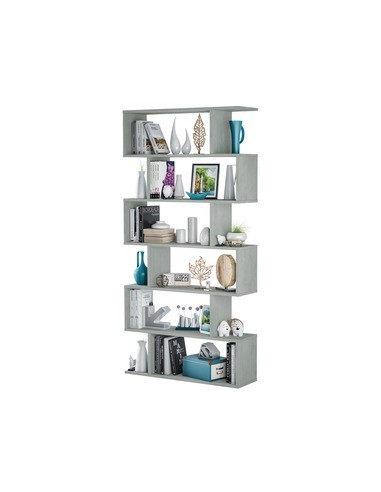 KIT LIBRERIA ATHENA 80X25X192 CEMENTO