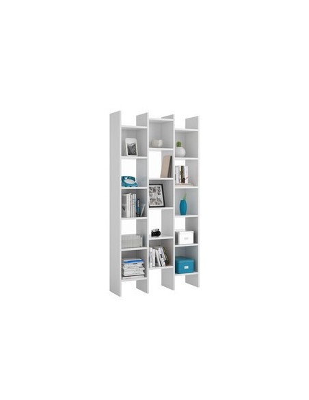 KIT LIBRERIA ITALIAN 96X25XH192 CM BIANCO