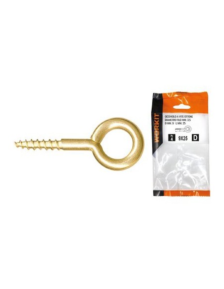 OCCHIOLO A VITE OTTONE SELF WORKIT