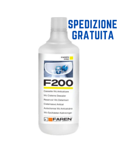 ACIDO ANTICALCARE CASSETTE WC F200 FAREN LT 1