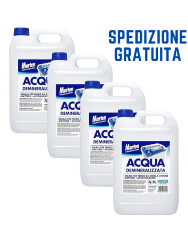 ACQUA DEMINERALIZZATA LT 5 X 4