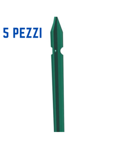 PALETTO RECINZIONE PLASTICATO SEZIONE MM 35X35X3,5