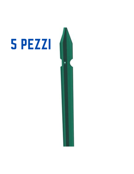 PALETTO RECINZIONE PLASTICATO SEZIONE MM 35X35X3,5