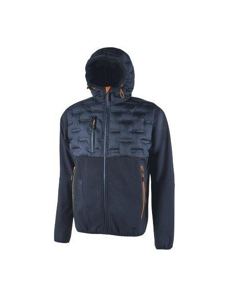 GIUBBOTTO SOFT SHELL+PIUMINO SPOCK U-POWER DEEP BLUE