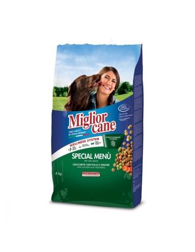 MIGLIOR CANE Special Menù - Crocchette con Pollo e Verdure - 4 Kg