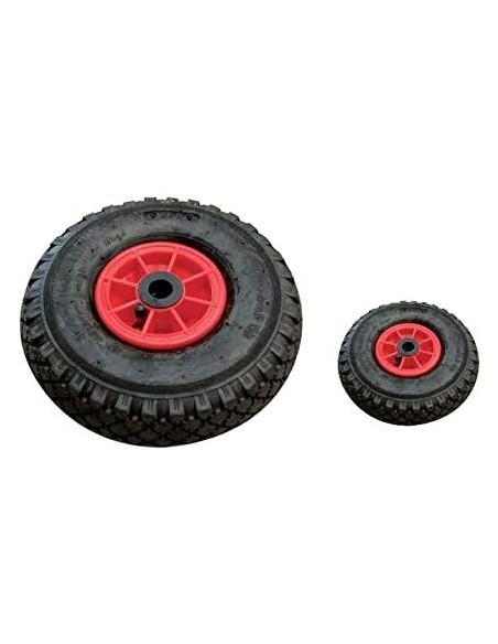 COPPIA DI RUOTE PNEUMATICHE PER CARRELLO