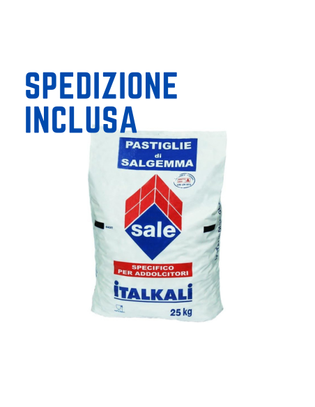 ITALKALI SALE PER ADDOLCITORE in sacchi da 25Kg