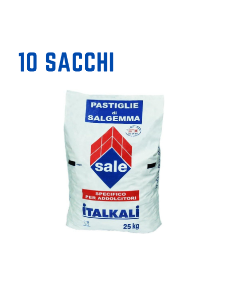 10 SACCHI SALE MARINO IN PASTICCHE
