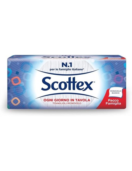 SCOTTEX TOVAGLIOLI MONOVELO - FORMATO FAMIGLIA
