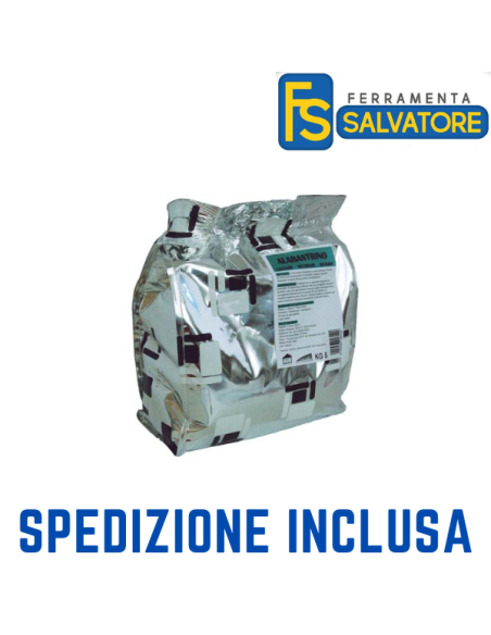 GESSO ALABASTRINO IN POLVERE 5 KG BRIKO LINE PER MANUFATTI IN GESSO,CORNICI,ROSONI,STAMPI