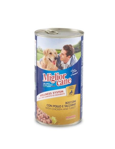MIGLIOR CANE BOCCONCINI CON POLLO E TACCHINO 1,25Kg