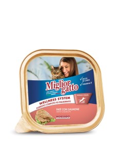 MIGLIOR GATTO PATÈ CON SALMONE - 100 g