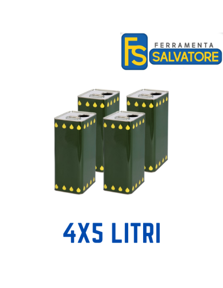 LATTINA IN BANDA STAGNATA 4X5 LITRI