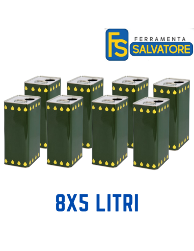 LATTINA IN BANDA STAGNATA 8X5 LITRI