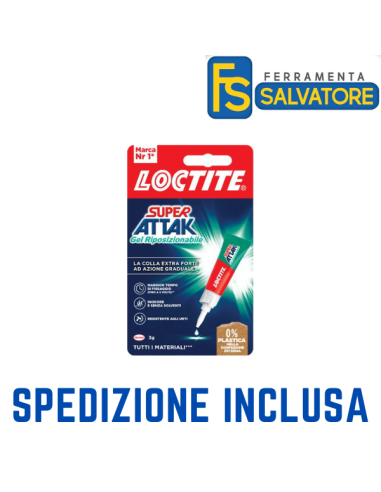 LOCTITE ATTAK GEL RIPOSIZIONABILE