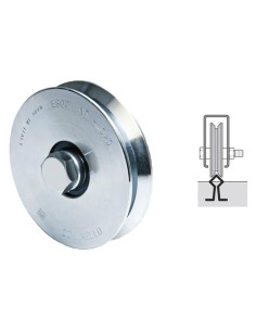 RUOTA PER CANCELLI GOLA A 'Y' - ø 100