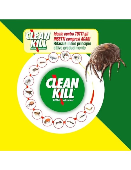 Clean Kill Insetticida Ecologico Biokill Spray Extra Micro Fast No Gas