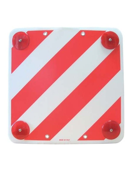 PANNELLO DI SEGNALAZIONE CARICO SPORGENTE - POLIPROPLENE ALVEOLARE