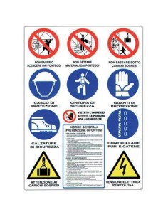CARTELLO PER CANTIERE "NORME DI SICUREZZA"