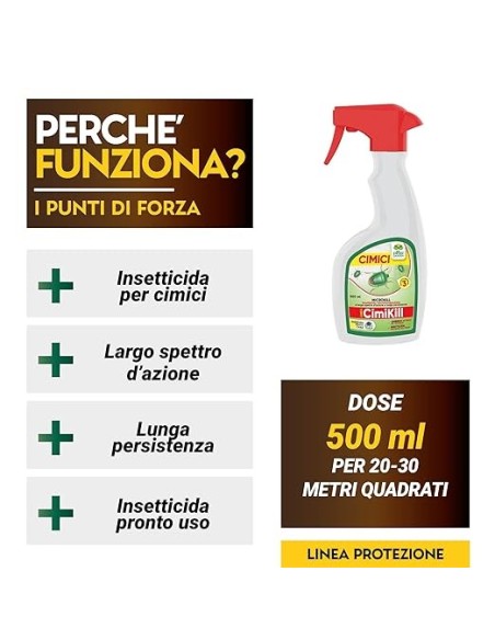 Albagarden CimiKill - Insetticida Cimici E Multinsetto - 500 ml
