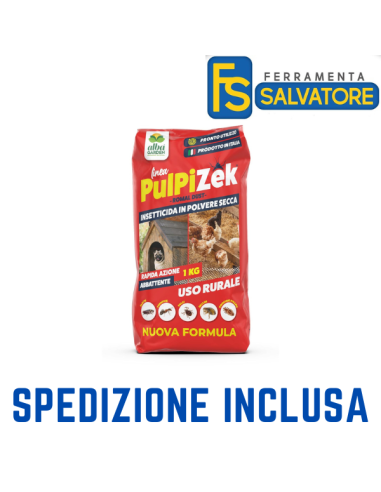 Albagarden PulPiZek - Insetticida per Disinfestazione Ambienti - 1 kg