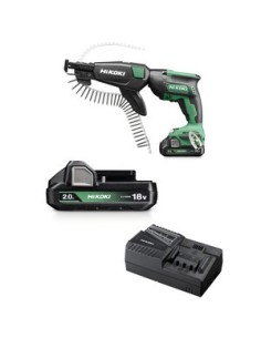 HIKOKI AVVITATORE CARTONGESSO W18DB 18V 10NM + ACCESSORI