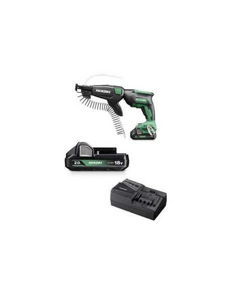 HIKOKI AVVITATORE CARTONGESSO W18DB 18V 10NM + ACCESSORI