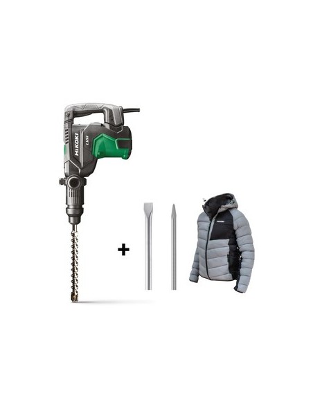 HIKOKI MARTELLO COMBINATO DH45MA + GIUBBINO + SCALPELLI