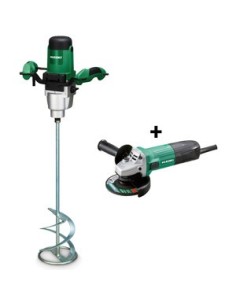 HIKOKI MISCELATORE UM16VST2 + SMERIGLIATRICE G12STA