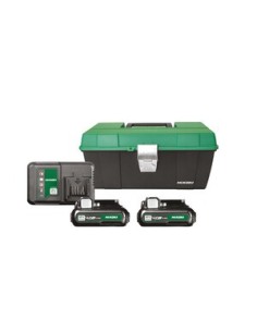 HIKOKI PACK BATTERIA HKA901240V 12V 2X4AH + CARICATORE