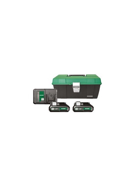 HIKOKI PACK BATTERIA HKA901240V 12V 2X4AH + CARICATORE