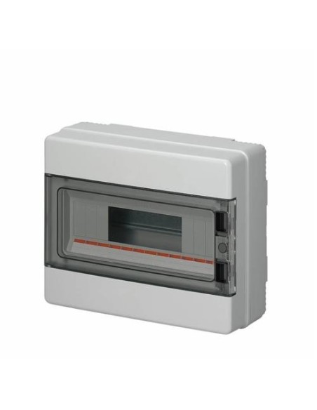 CENTRALINO DA PARETE ELETTROCANALI 12 MODULI IP65 - GRIGIO - EC62012