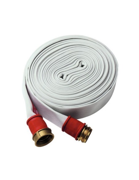 MANICHETTA RACCORDATA ANTICENDIO DN 45 RACCORDI UNI 804 25 MT