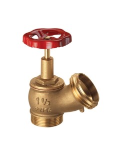 RUBINETTO IDRANTE ANTINCENDIO A MURO PN 16